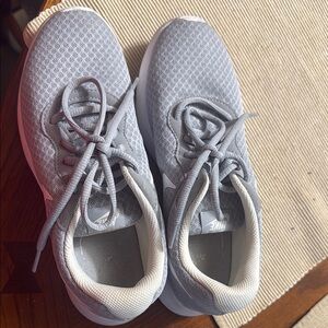 Nike Kids Gray Mesh Sneakers